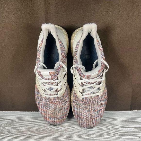 Adidas UltraBoost 4.0 White Multi Running Shoe Athletic Sneaker Women's 9.5 - Picture 8 of 8